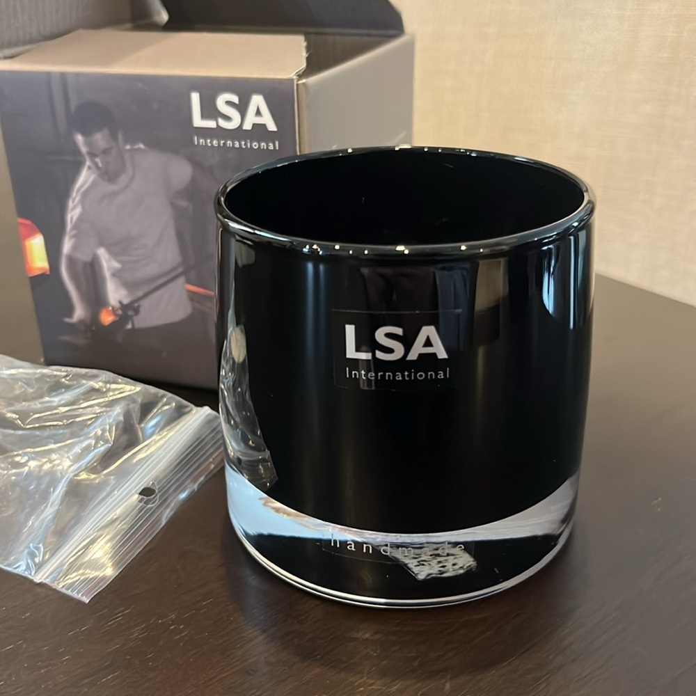 LSA Tealight Holder Brand new glass mug or candle holder Handmade best home gift
